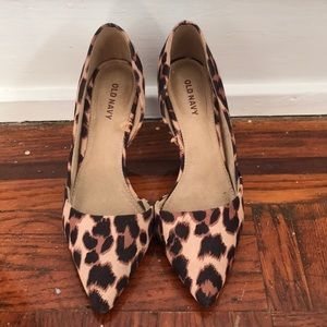 Leopard print heels